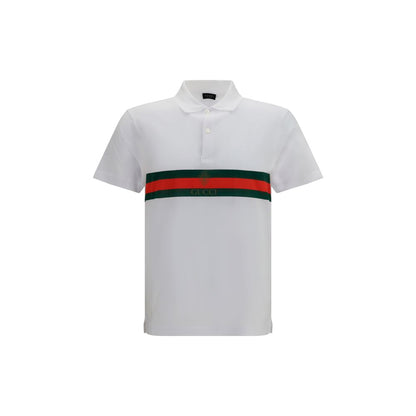 White Cotton Polo Shirt