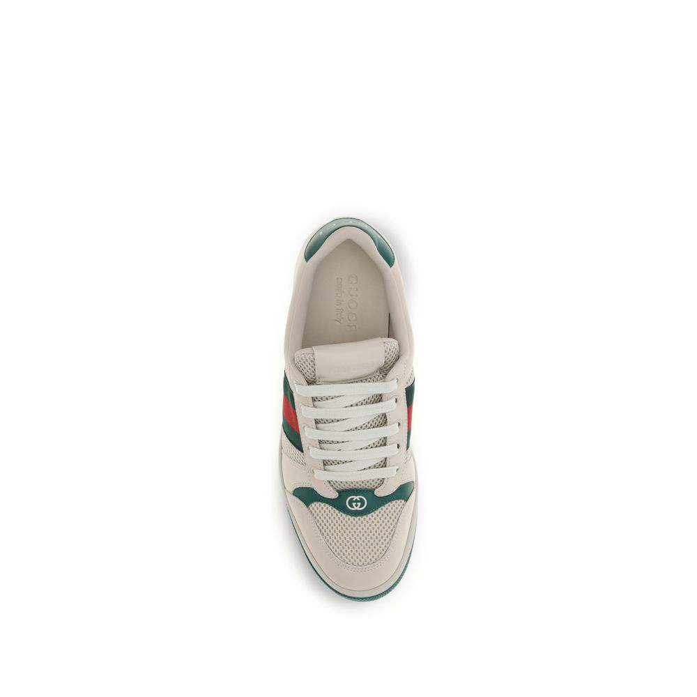 Beige Polyester Athletic Sneakers
