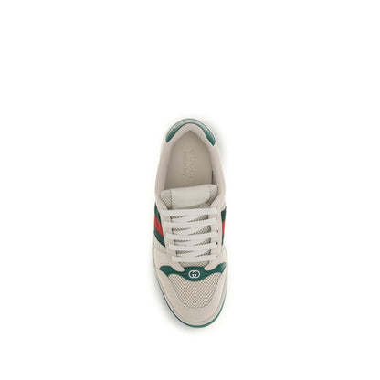 Beige Polyester Athletic Sneakers