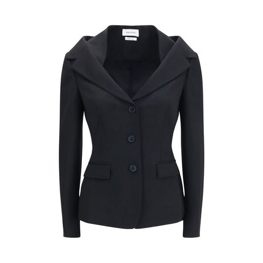 Black Wool Oves Aries Full-Length Jacket