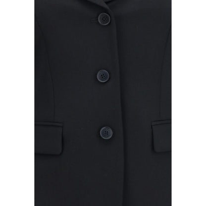 Black Wool Oves Aries Full-Length Jacket