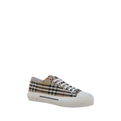Brown Cotton Sneakers