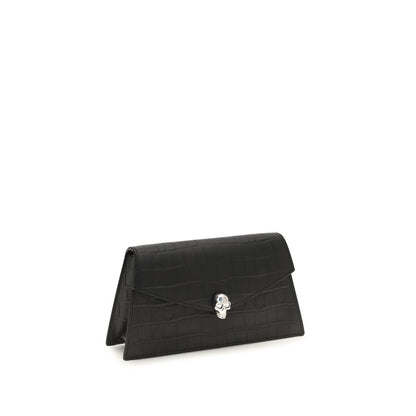 Black Calf Leather Bos Taurus Clutch Bag