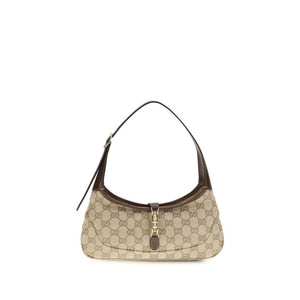 Beige Fabric Handbag
