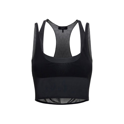 Black Viscose Blouse