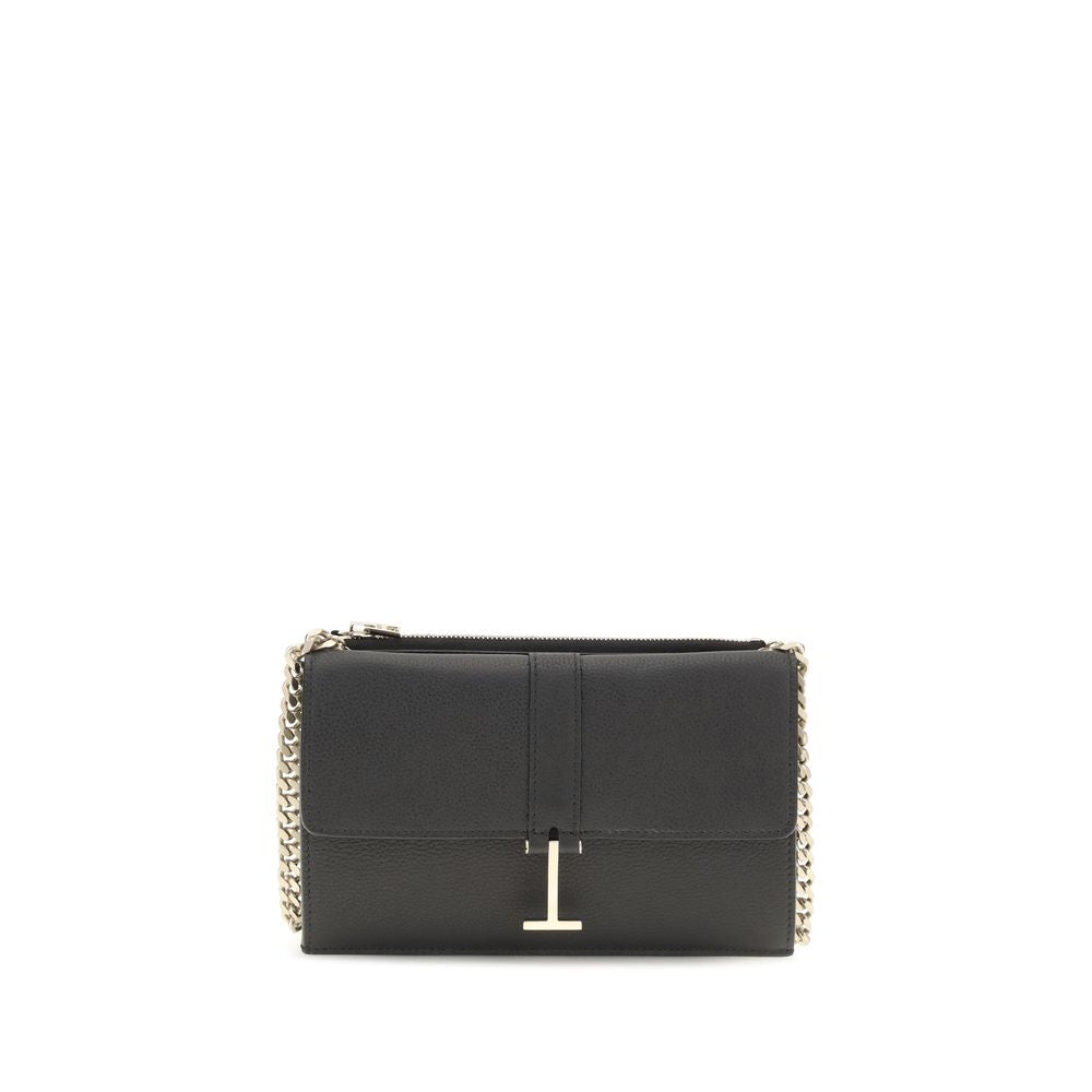 Black Calf Leather Bos Taurus Shoulder Bag