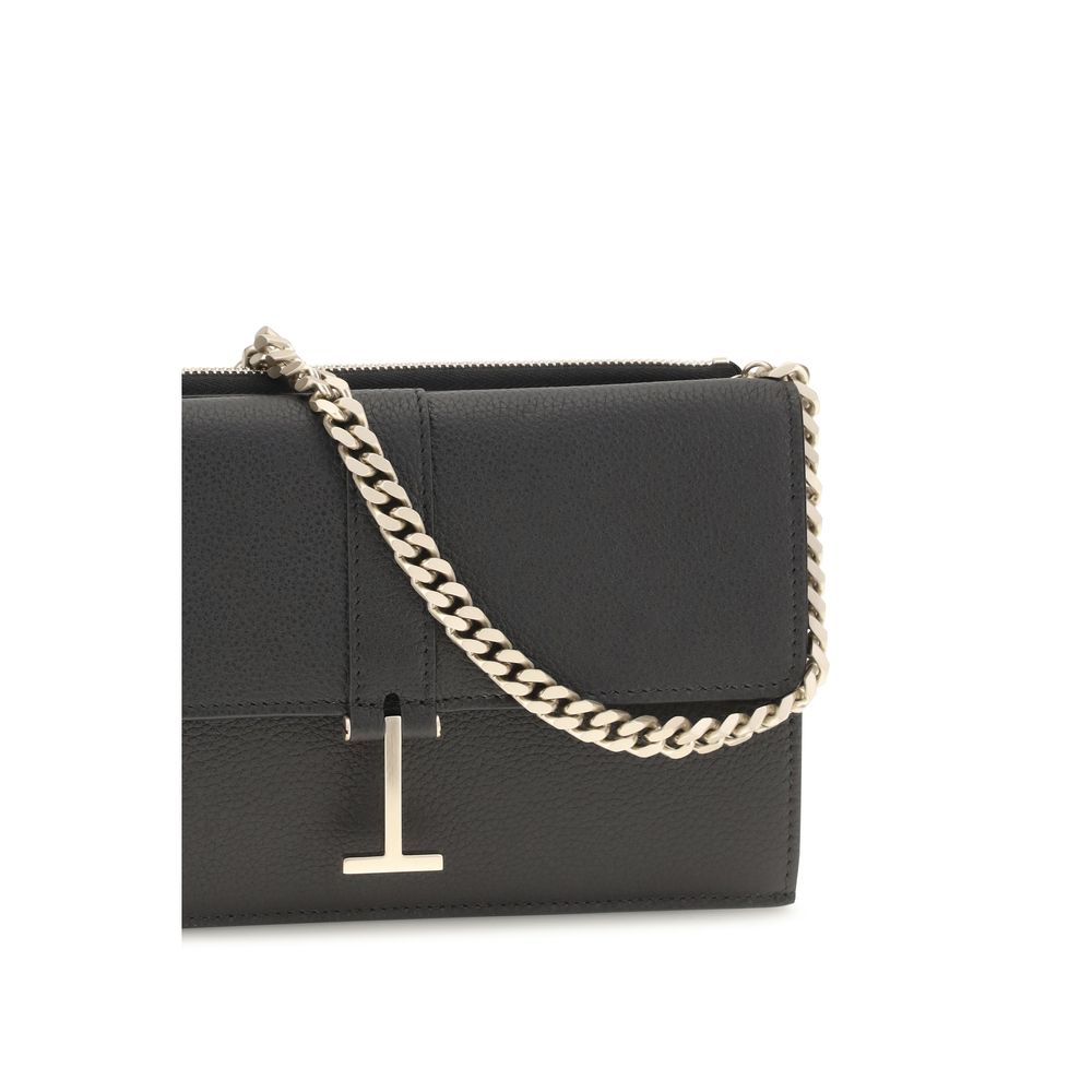 Black Calf Leather Bos Taurus Shoulder Bag