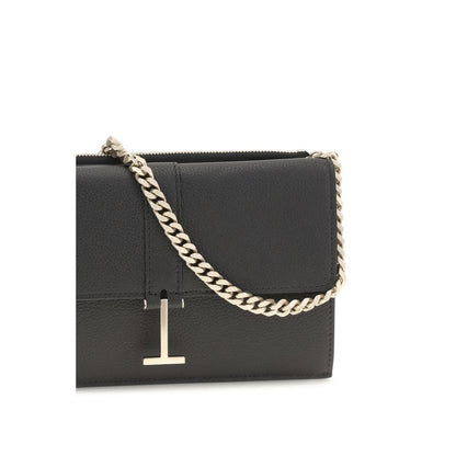 Black Calf Leather Bos Taurus Shoulder Bag
