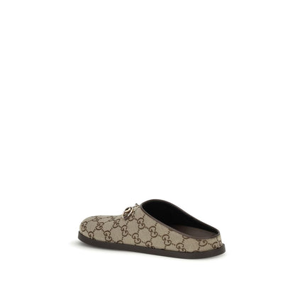 Beige Rubber Mules