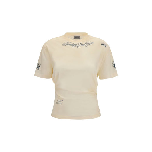 Beige Cotton T-Shirt