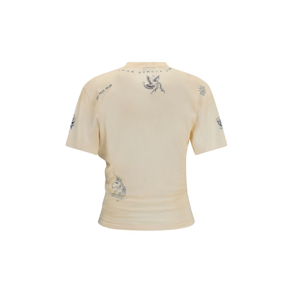 Beige Cotton T-Shirt