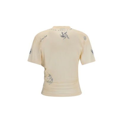 Beige Cotton T-Shirt