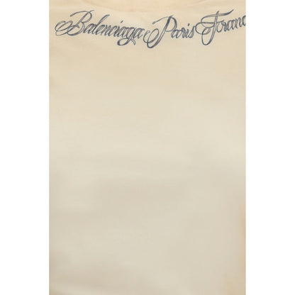 Beige Cotton T-Shirt