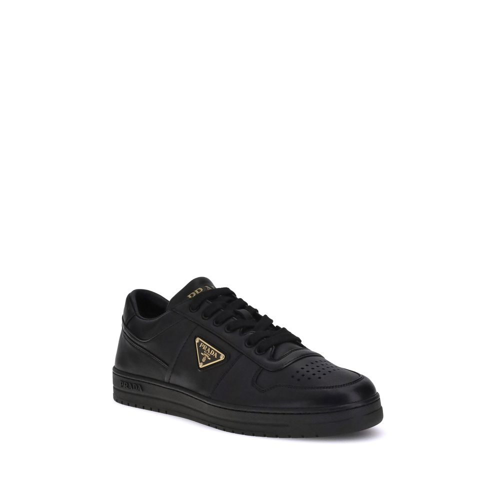 Black Calf Leather Bos Taurus Low Top Sneakers