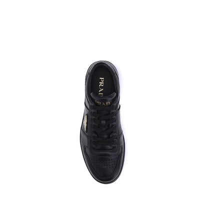 Black Calf Leather Bos Taurus Low Top Sneakers