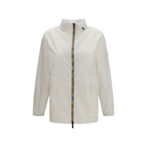 White Polyamide Shell Jacket