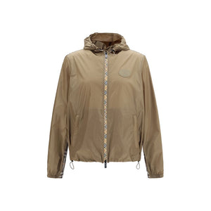 Brown Nylon Shell Jacket