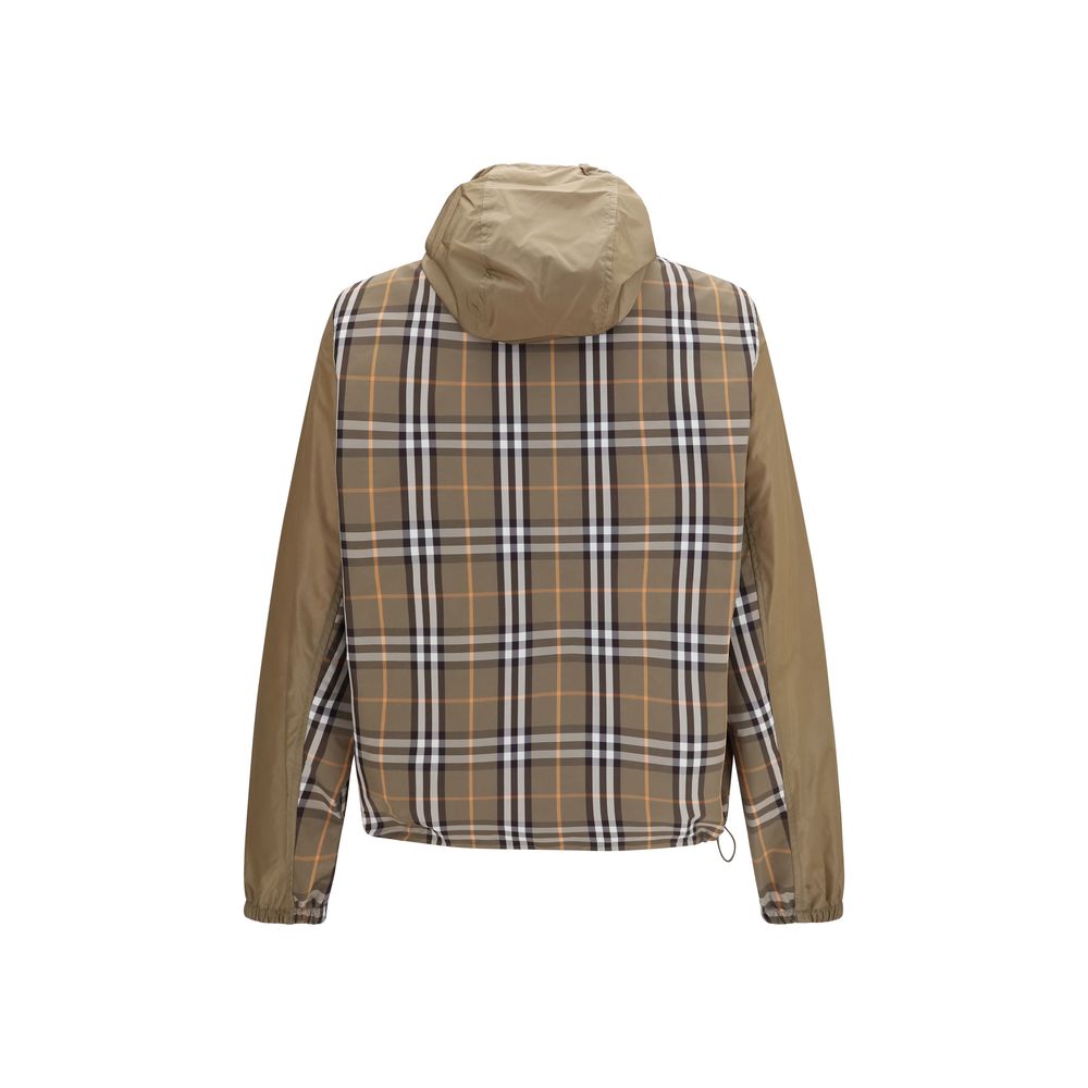 Brown Nylon Shell Jacket