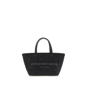 Gray Cotton Shoulder Bag