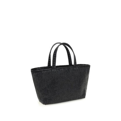 Gray Cotton Shoulder Bag