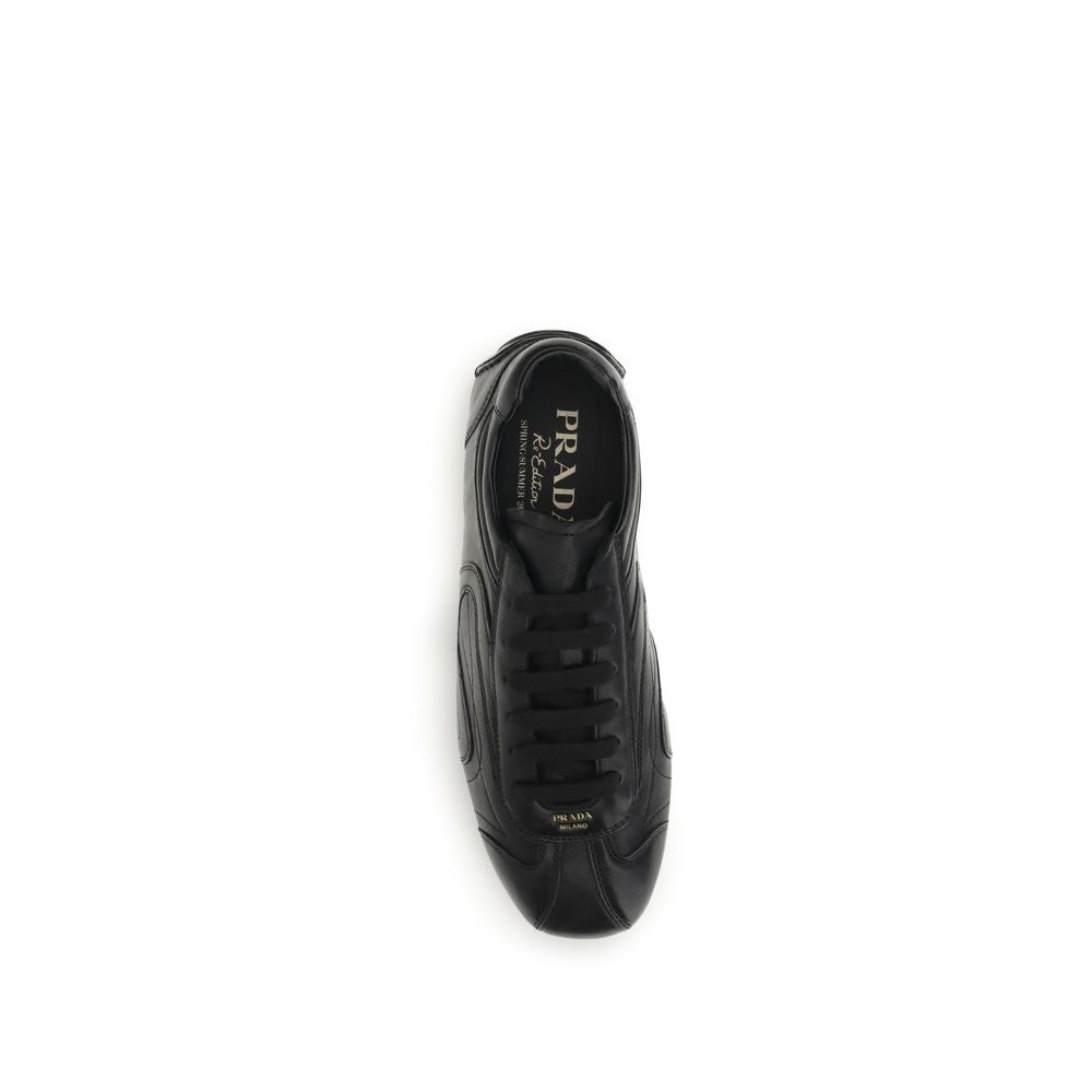 Black Calf Leather Bos Taurus Low Top Sneakers