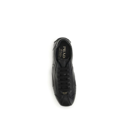 Black Calf Leather Bos Taurus Low Top Sneakers