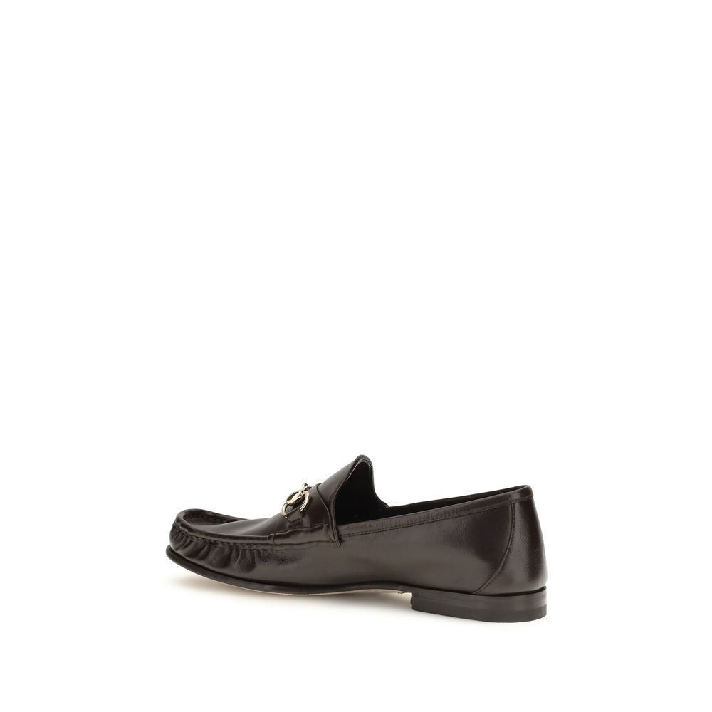 Brown Calf Leather Bos Taurus Slip-On Loafers