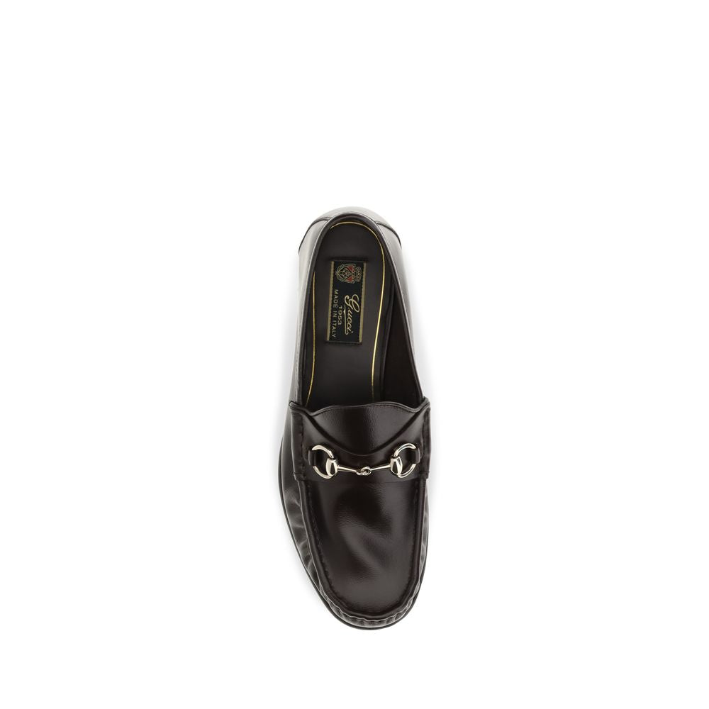 Brown Calf Leather Bos Taurus Slip-On Loafers