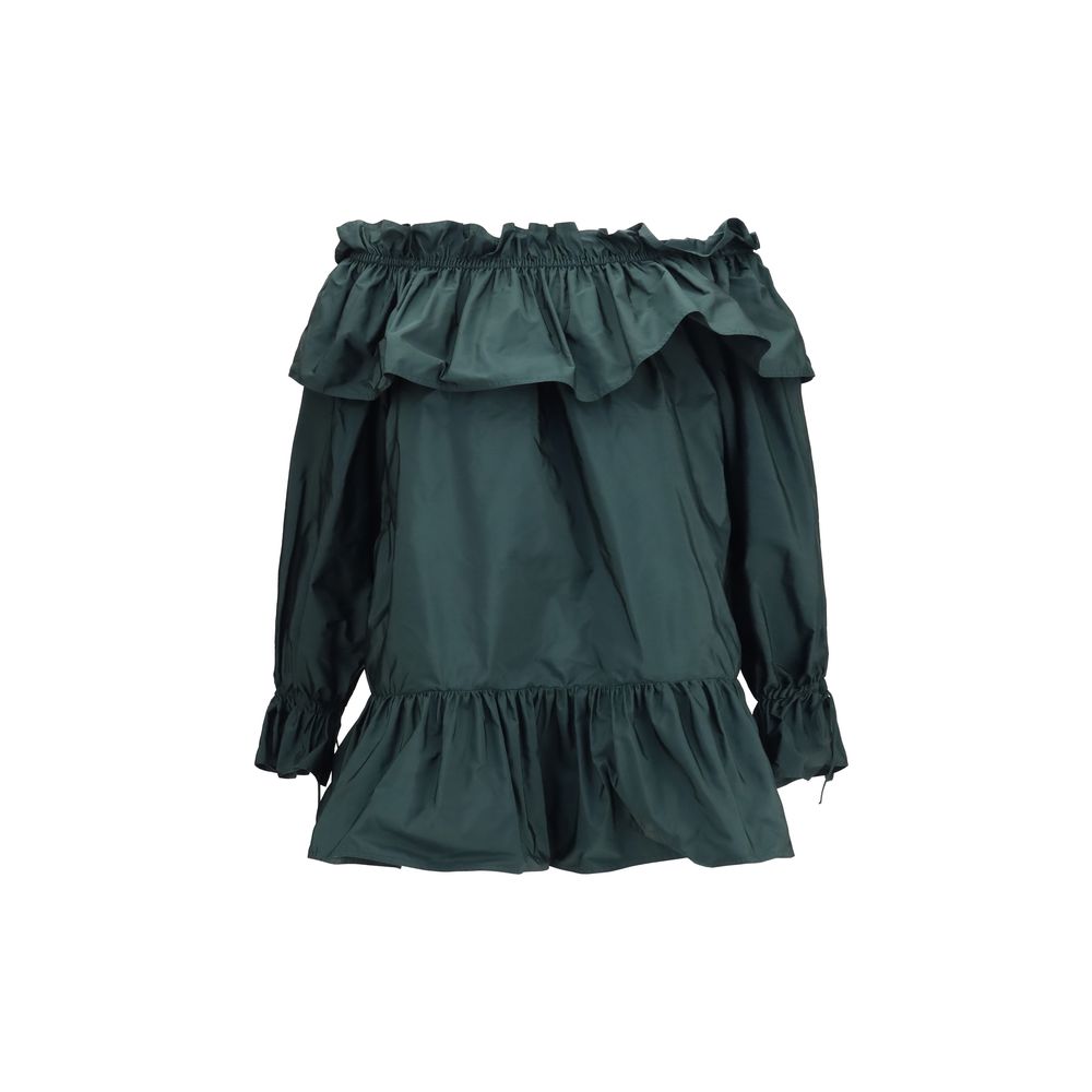 Bicolor Polyamide Casual Dress
