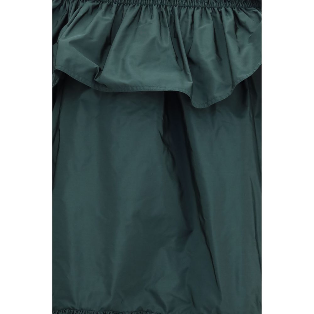 Bicolor Polyamide Casual Dress