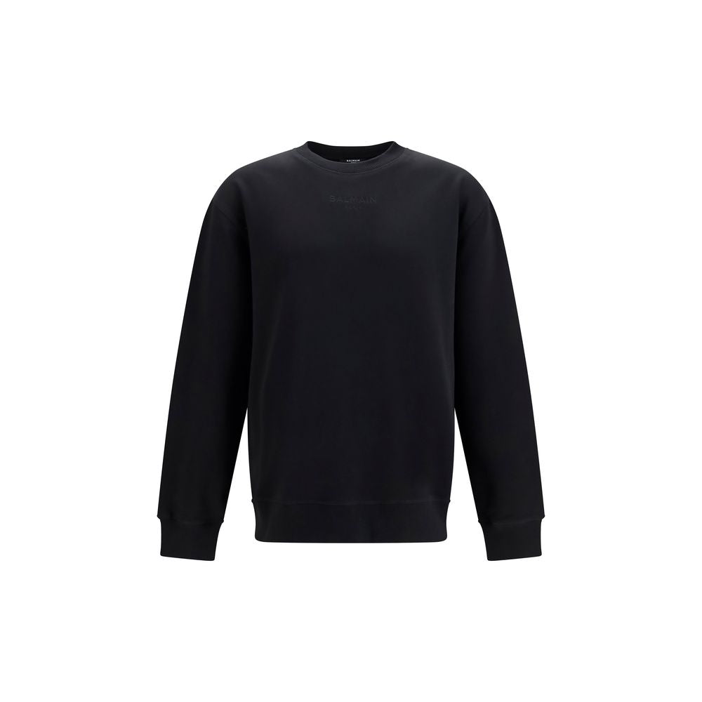 Black Cotton Sweatshirt