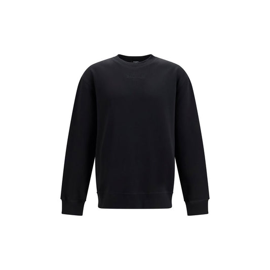 Black Cotton Sweatshirt