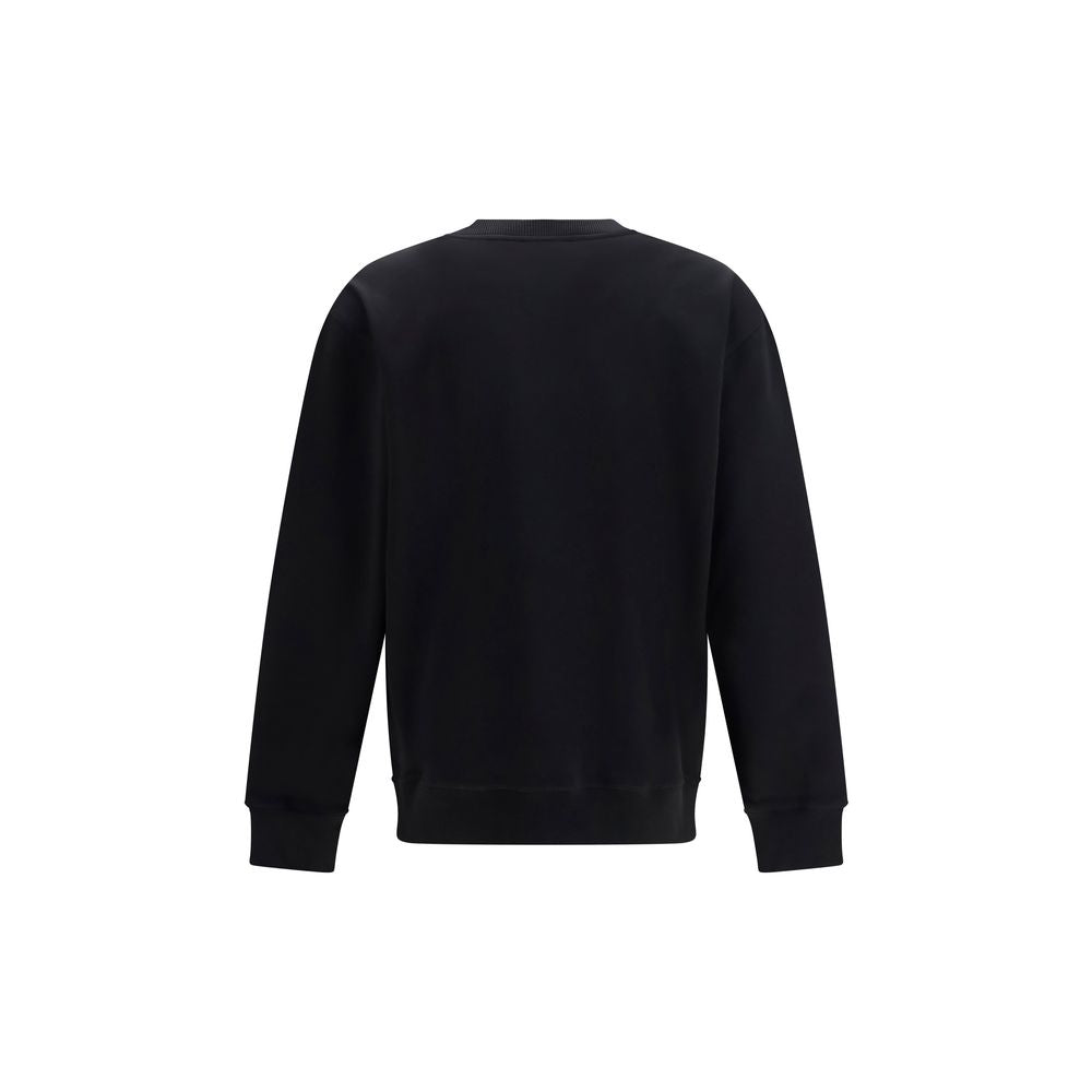 Black Cotton Sweatshirt