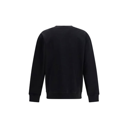 Black Cotton Sweatshirt