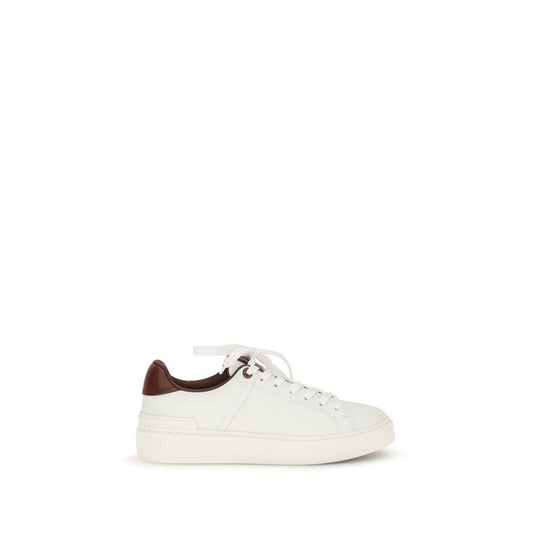 White Calf Leather Bos Taurus Athletic Sneakers