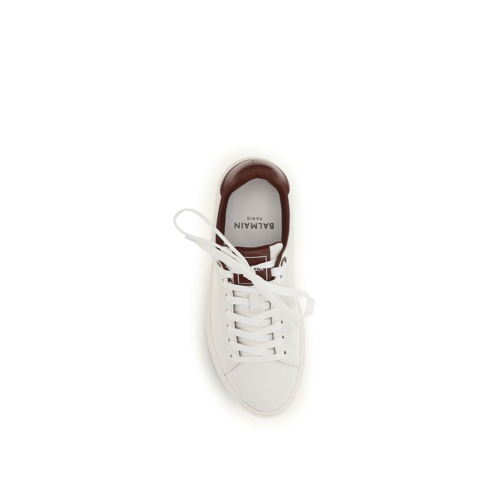 White Calf Leather Bos Taurus Athletic Sneakers