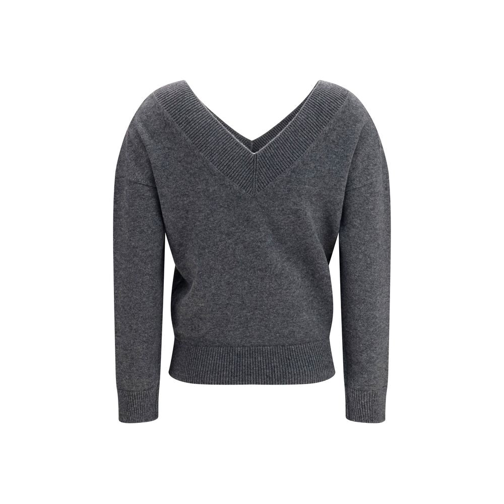 Gray Cashmere Sweater