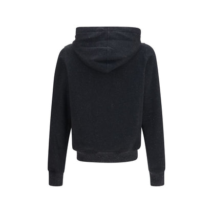 Black Cotton Sweatshirt