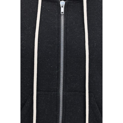 Black Cotton Sweatshirt