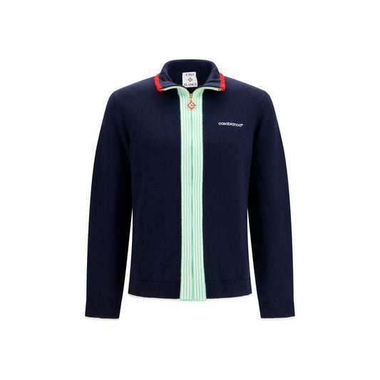 Blue Wool Oves Aries Full-Length Jacket