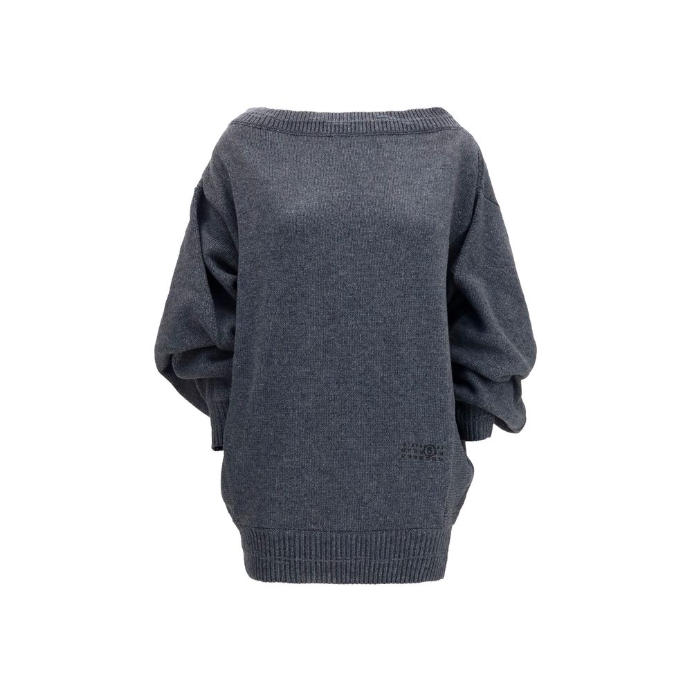 Gray Wool Oves Aries Casual Dress