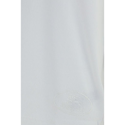 White Cotton Long Sleeve T-Shirt