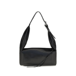 Black Leather Shoulder Bag