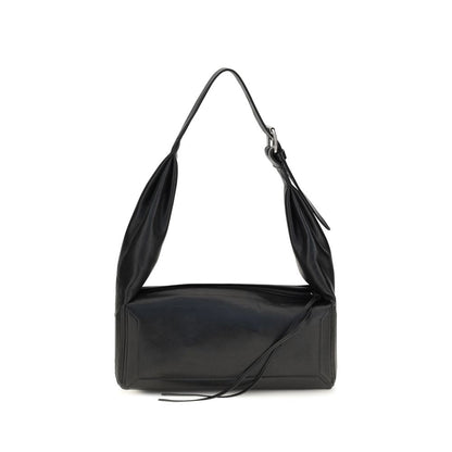 Black Leather Shoulder Bag