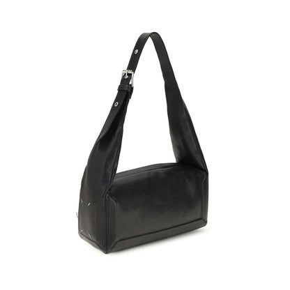 Black Leather Shoulder Bag
