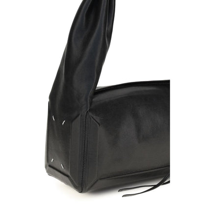 Black Leather Shoulder Bag
