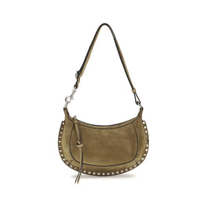 Beige Calf Leather Bos Taurus Shoulder Bag