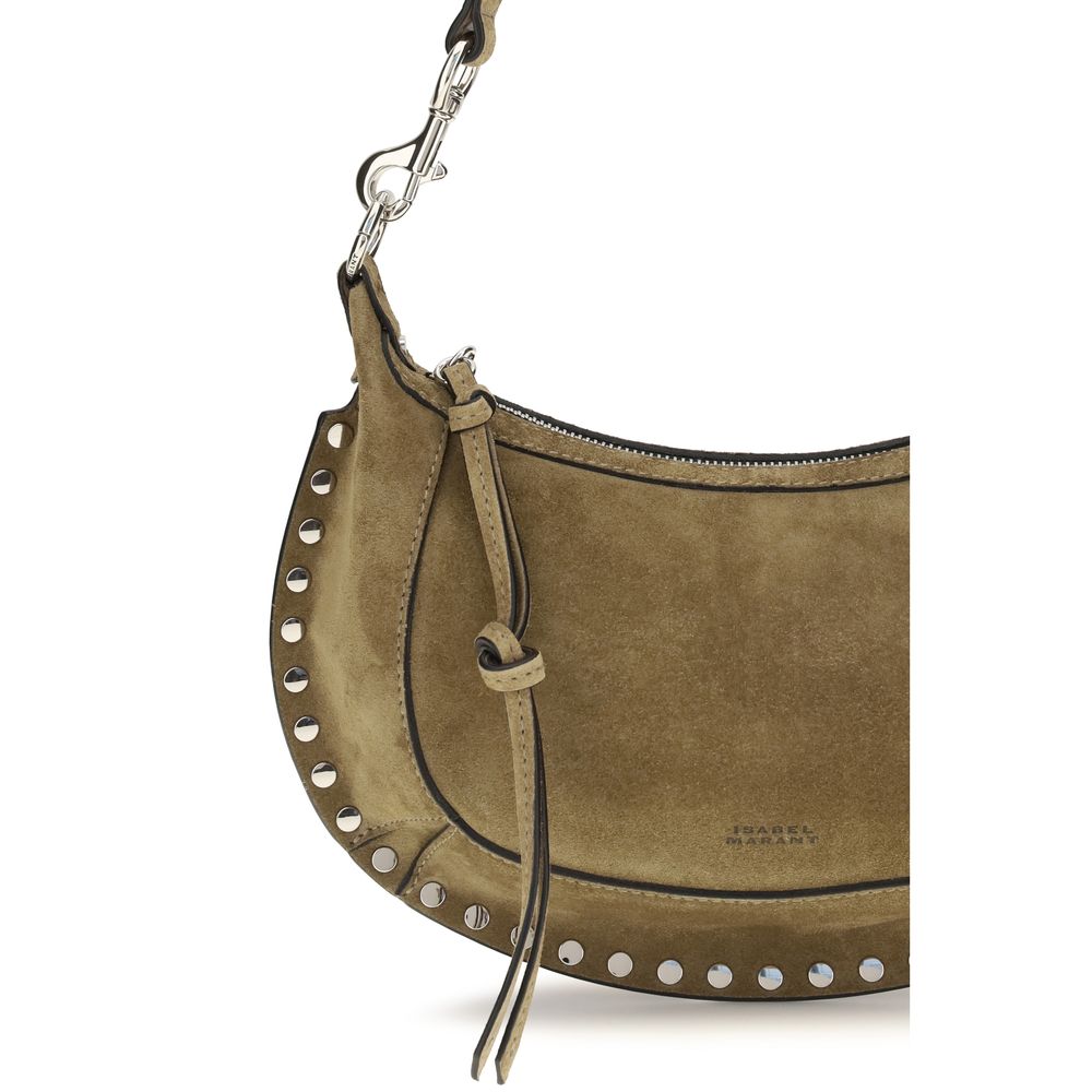 Beige Calf Leather Bos Taurus Shoulder Bag