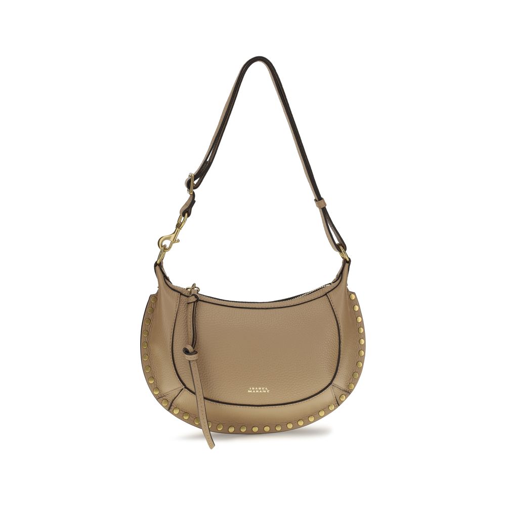Beige Calf Leather Bos Taurus Shoulder Bag