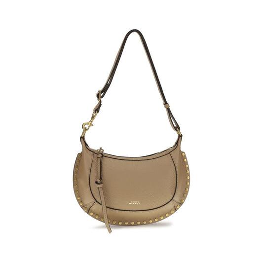 Beige Calf Leather Bos Taurus Shoulder Bag